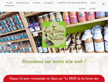 Tablet Screenshot of lafermedesdelices-marquise.com